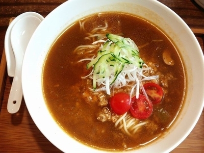 「キーマカレーラーメン」@ラーメン仮面 55（PAHAPAHA）の写真