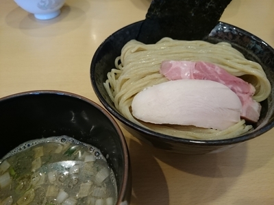 「煮干つけめん 810円」@らーめん芝浜の写真