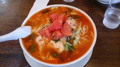 「酸辣トマトラーメン」@馬鹿旨の写真