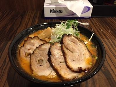 「赤味噌チャーシュー麺大盛1080円」@福田製麺所の写真