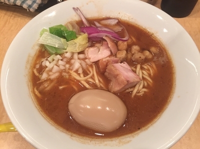 「味玉味噌そば(950円)」@味噌の陣 Japanese Soba Noodles 蔦の写真