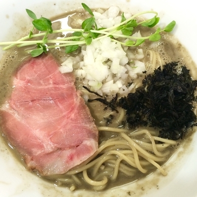 「濃厚そば 鯵平子背黒780円」@麺処 晴の写真