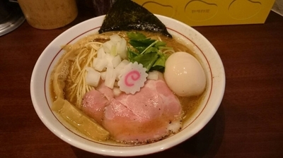 「当日限定　烏賊煮干しそば」@煮干中華そば 鈴蘭 新宿店の写真