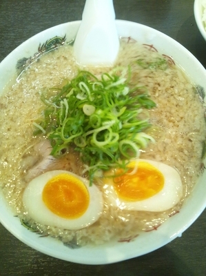「味玉ラーメン」@来来亭 可児店の写真