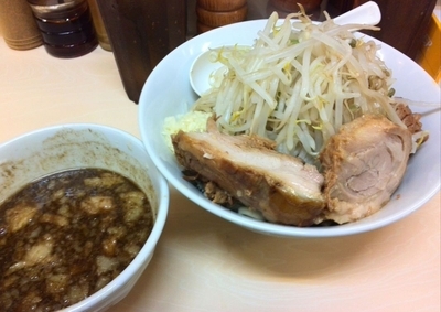 「豚骨魚介つけ麺（野菜少なめ・にんにく）」@自家製ラーメン 大者の写真