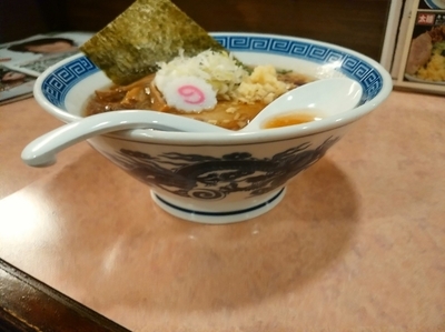 「【煮干し中華そば(並盛・120g)750円】→600円」@特級豚骨 中華そば湊生の写真
