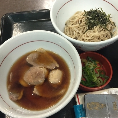 「鴨つけそば（小盛）」@なか卯 西蒲田店の写真