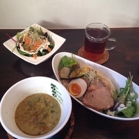 Green Spicy Curry つけ麺  ＋セット