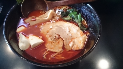 「赤琥ラーメン」@麺屋 黒琥〜KUROKO〜 東神奈川店の写真