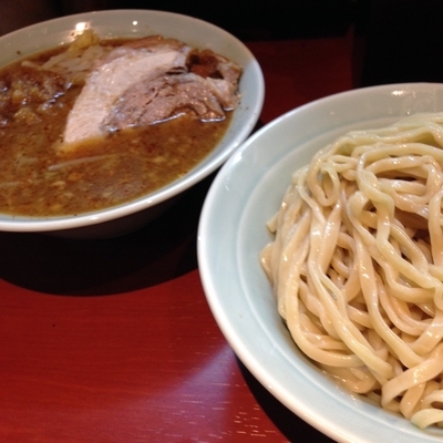 「つけ麺（300g、ニンニク少し）」@立川マシマシ 神田駅前店の写真