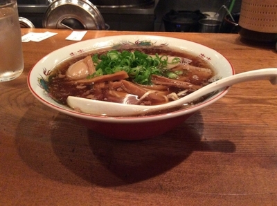 「本日限定の尾道ラーメン➕味玉」@渡なべの写真