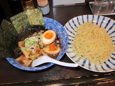 「特製つけ麺　750円」@肉厚わんたん麺と手作り焼売 ら麺亭 浅草支店の写真