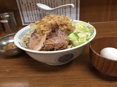 「油そば(大)+油＋生たまご」@ラーメンの店 どでん 北浦和店の写真