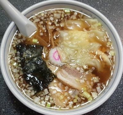 「鶏雲呑麺（鶏肉のワンタン麺）788円」@竹林坊の写真
