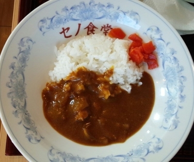 「Cセット880円（中華そば、ミニカレー、小鉢）」@セノ食堂の写真
