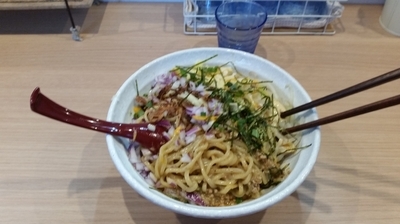 「味噌混ぜソバ　ジャンク好き」@麺小屋 てちの写真