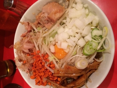 「まぜそば」@ひたちなか大盛軒の写真