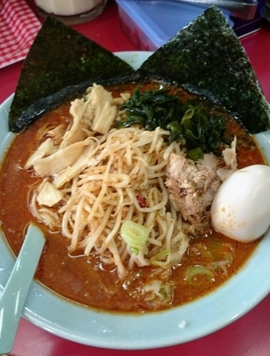 「辛いラーメン【超激辛クラス】」@ラーメンショップ幸手 金田亭の写真