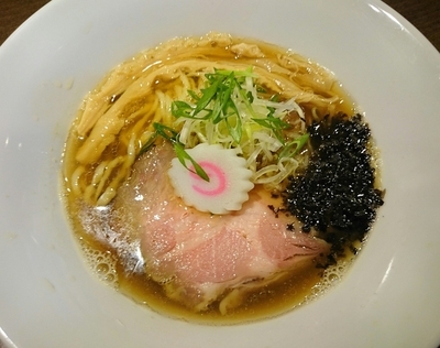 「豊深煮干しそば（醤油・手もみ麺）」@麺や 虎徹の写真