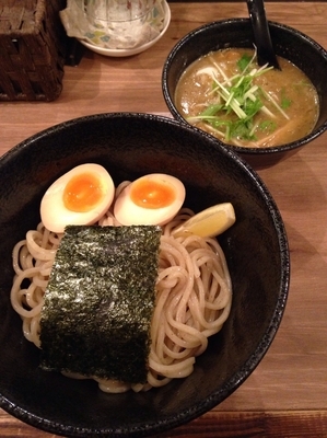 「つけ麺 醤油  味玉(クーポン)」@38 NOODLE KITCHENの写真