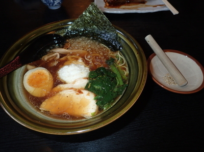 「自然薯らーめん（1000円)」@権現茶屋の写真