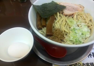 「油そば中盛り 690円」@自家製太打麺 勢拉 行徳駅前店の写真