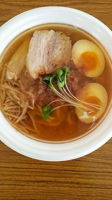 「魚介和ダシ醤油ラーメン」@東京ラーメンショー2015の写真