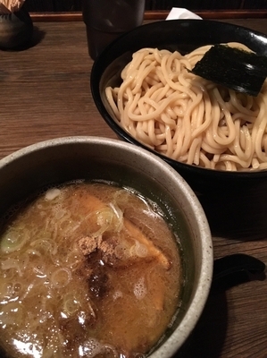 「特製つけ麺」@つけ麺処 つぼや 梅田店の写真
