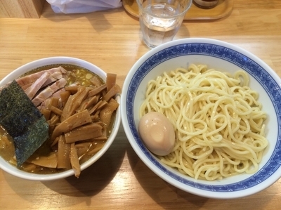 「つけメンマチャーシュー玉子1350円」@自家製中華そば としおかの写真