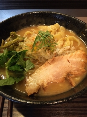 「重厚鯵にぼそば」@志奈そば 田なかの写真