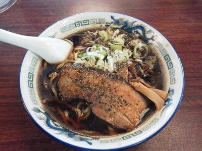 「中華そば」@富山ブラックラーメン だらんま 浅草店の写真