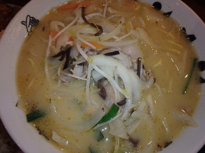 「味噌ランメン(780円)まんぷくセット(430円)」@広島ランメン 西原店の写真