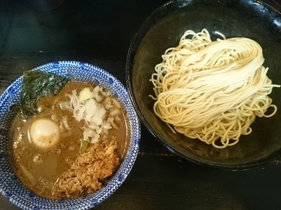 「つけめん（細麺・煮干ver.）￥800」@狼煙 〜NOROSHI〜の写真