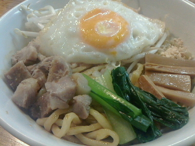 「汁なし」@つけ麺・汁なし専門店 R 中村店の写真