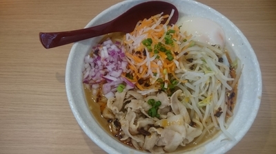 「みそら～めん 並＋半熟玉子＋しめのご飯」@麺小屋 てちの写真