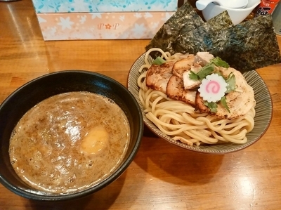 「特製つけ麺(大盛・330g)1,000円」@馳走麺 狸穴の写真