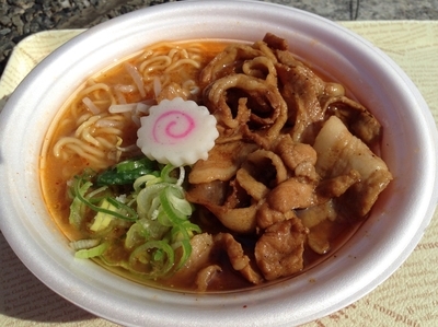 「濃厚味噌肉盛そば 肉ダブル」@東京ラーメンショー2015の写真