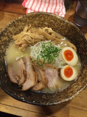 「鶏白湯ラーメン720円」@我羅奢の写真