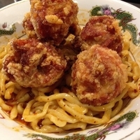 ハイパー汁なしタンタン麺とり唐ボンバー３辛　￥９３０