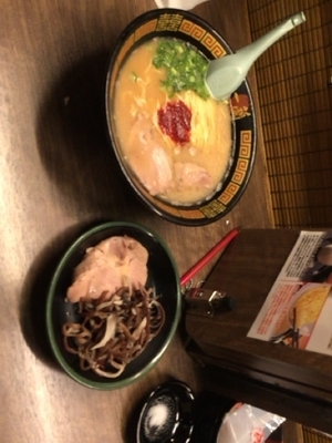 「天然豚骨ラーメン」@一蘭 吉祥寺店の写真