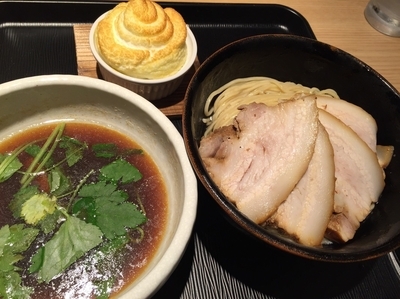 「あっさり淡麗チャーシュー煮干しつけ麺＋メレンゲ」@煮干し中華そば 一燈の写真
