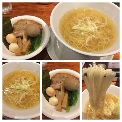 「期間限定 土佐節とあさり節の塩らぁ麺 750円」@麺や 来味の写真