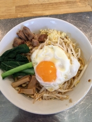 「汁なし」@つけ麺・汁なし専門店 R 中村店の写真