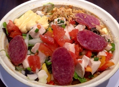 「【ナイトゲリラ―10/30】混ぜ PIZZA そば　830円」@丸直の写真