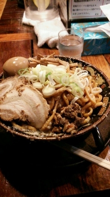 「爆盛油脂麺」@らーめん 平太周 味庵の写真
