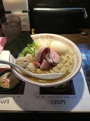 「濃厚 味玉ラーメン追加肉団子」@らぁめん小池の写真