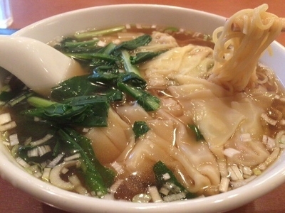 「雲呑湯面(810円)」@隆昌園の写真