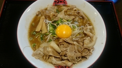 「徳島らーめん（大）：バラ肉・生卵追加」@徳島らーめん ふく利 鳴門店の写真