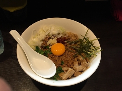 「赤羽まぜそばZ 中盛 ＋追い飯 880円」@麺処 夏海の写真