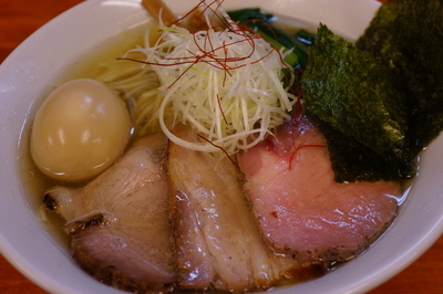 「特製魚介鶏だし塩らぁめん ＋中盛無料」@麺処 有彩の写真